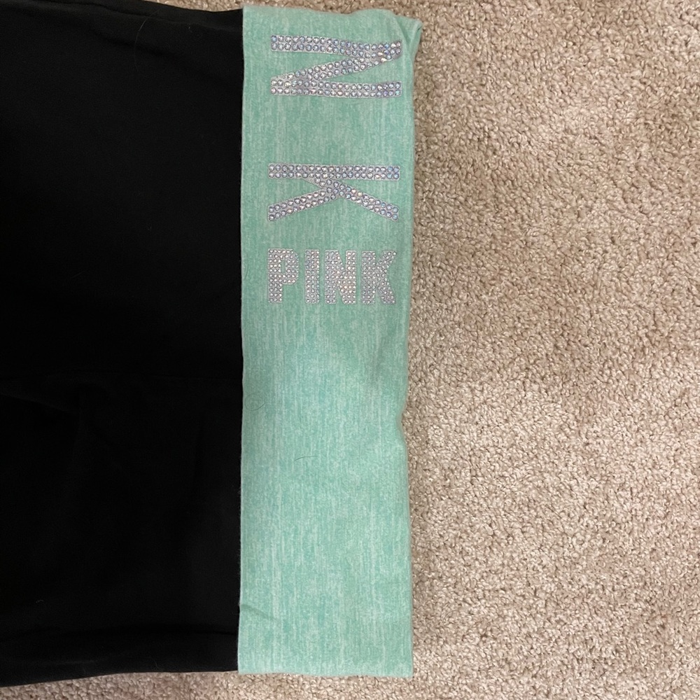 Pink Victoria’s Secret yoga pants